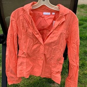 coral long sleeve shirt